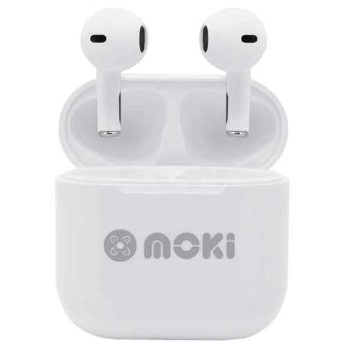 MokiPods Mini TWS Earphones for Kids Volume Limited - White