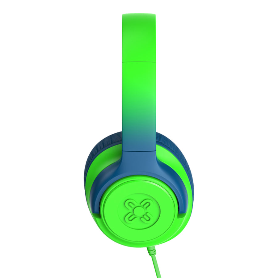 Moki Mixi Type-C Connect Wired Volume Limited Headphones - Green/Blue
