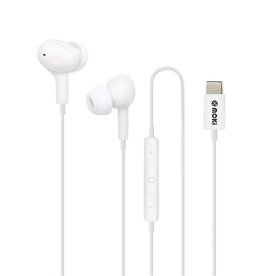 MOKI Earphones ACC-TCPIEW - Moki USB-C Connect Earphones + Inline Microphone & Control
