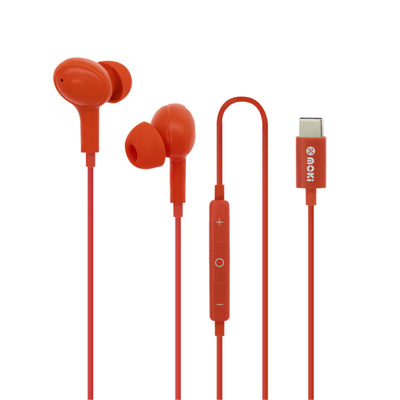 MOKI Earphones ACC-TCPIER - Moki USB-C Connect Earphones + Inline Microphone & Control