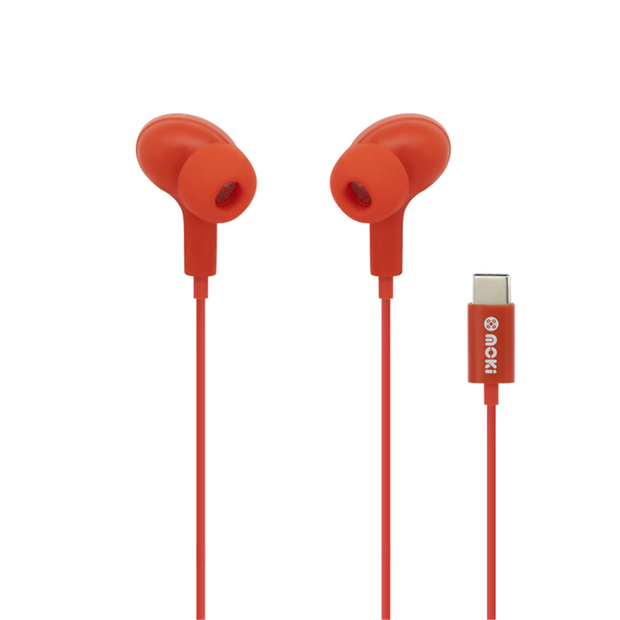 MOKI Earphones ACC-TCPIER - Moki USB-C Ohrhörer + Inline-Mikrofon & Steuerung