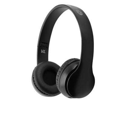 MOKI Headphones ACC-HPFLVLBK - Moki Volume Limited Headphones + Removable 3.5mm Audio Cable & In-line Mic - Black