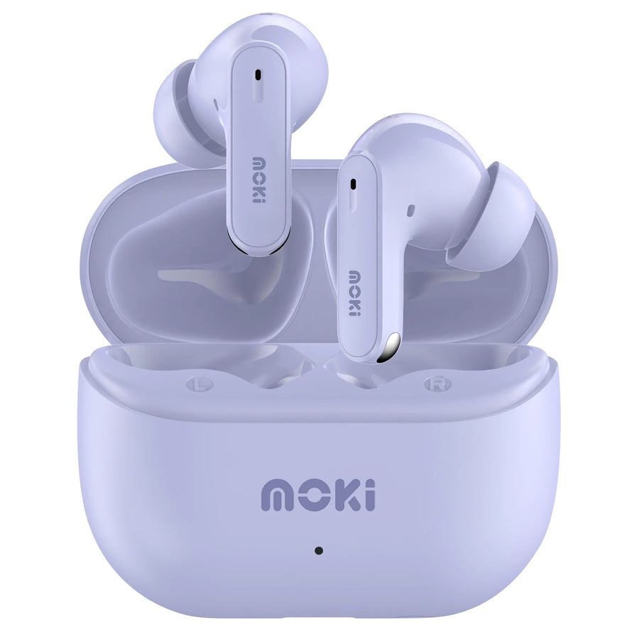 MOKI Earphones ACC-TWSMPLA - MokiPods True Wireless Stereo Earphones - Lavendel