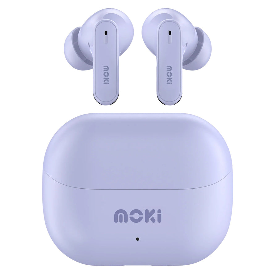 MOKI Earphones ACC-TWSMPLA - MokiPods True Wireless Stereo Earphones - Lavendel