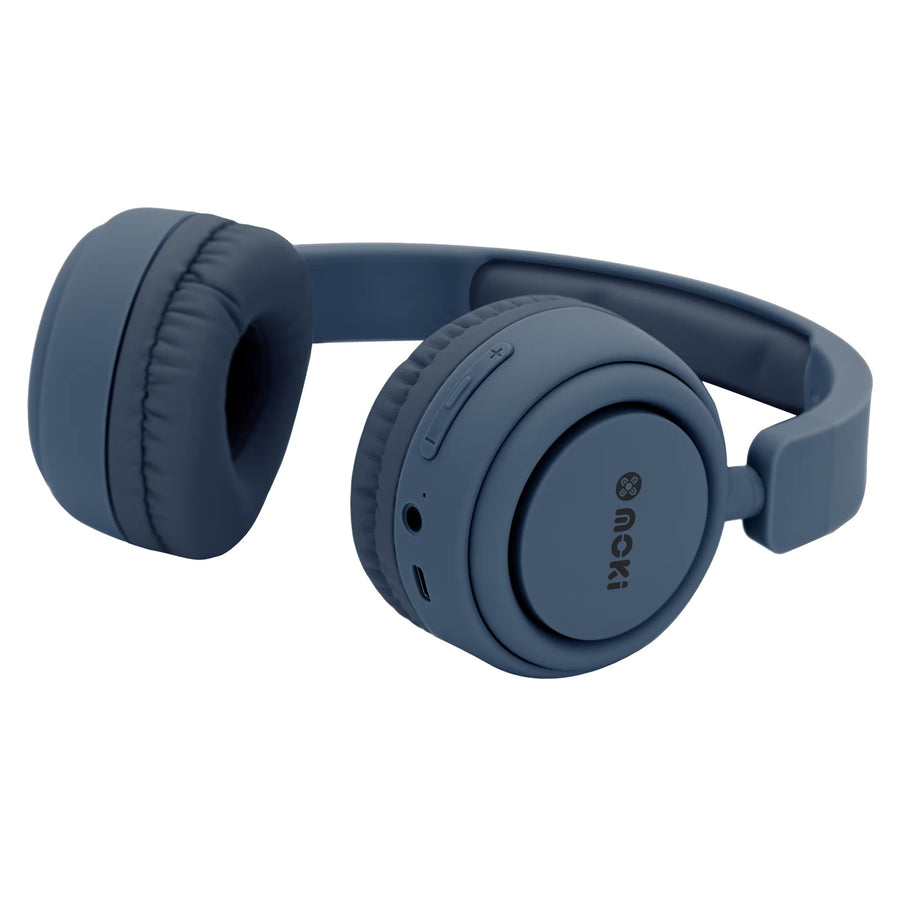 MOKI Headphones ACC-HPSTBL - Moki Staple Wireless Headphones - Blue