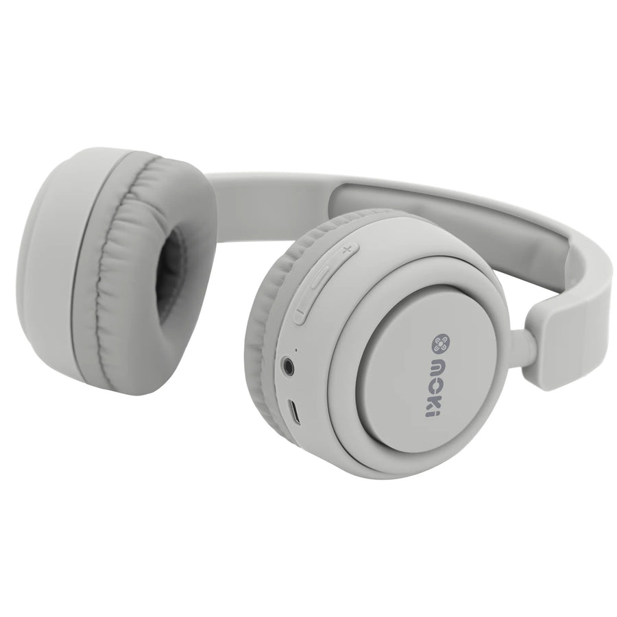 MOKI Headphones ACC-HPSTWH - Moki Staple Wireless Headphones - Cloud