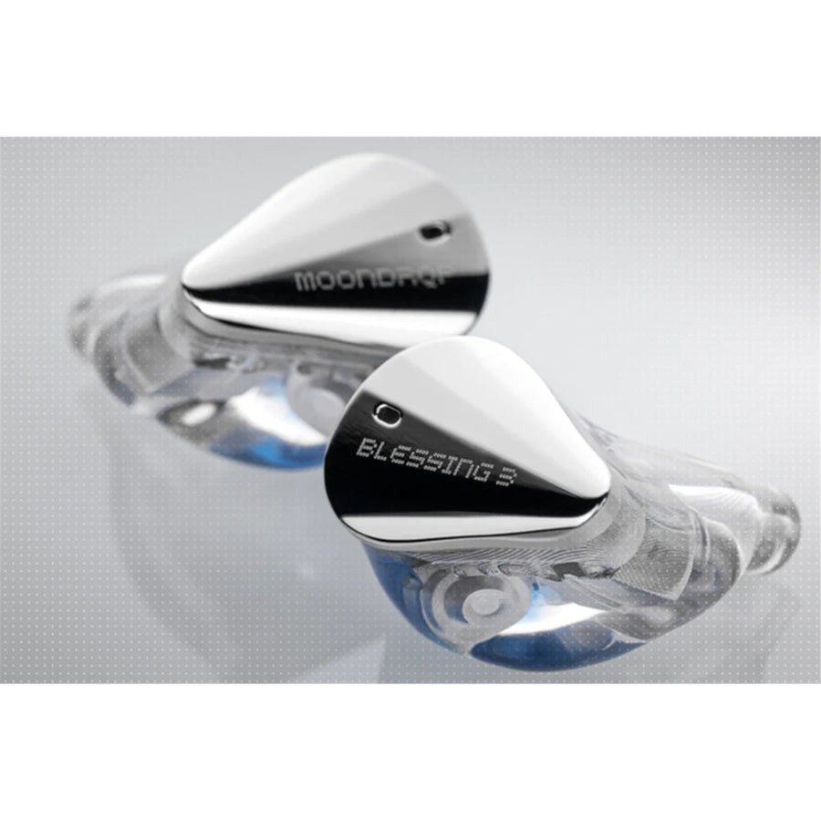 MOONDROP BLESSING 3  2DD + 4BA Hybrid Wired In-Ear Monitor Headphones - Silver