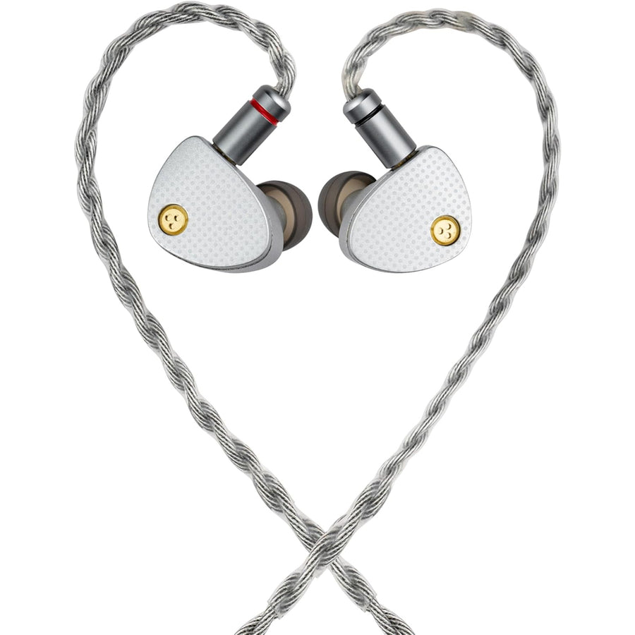 MOONDROP ARIA2  Dynamic Wired In-Ear Monitor Headphones - Silver