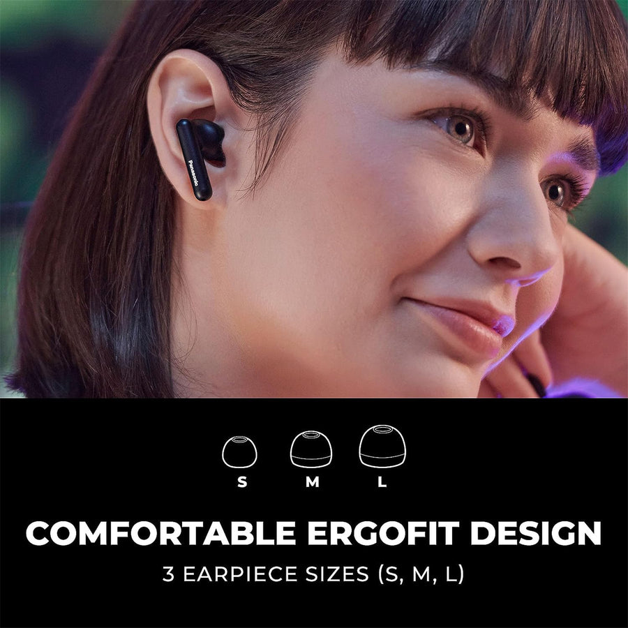 Panasonic RZ-B110 ErgoFit True Wireless In-Ear-Kopfhörer - Schwarz