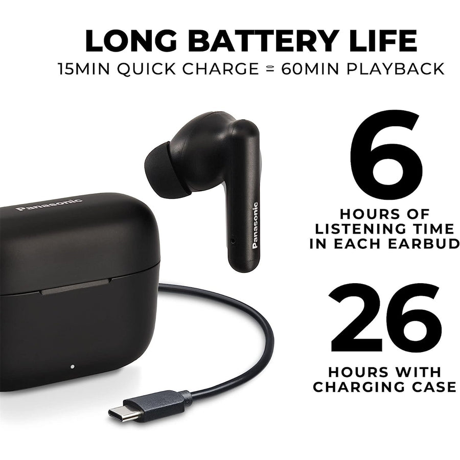 Panasonic RZ-B110 ErgoFit True Wireless In-Ear-Kopfhörer - Schwarz