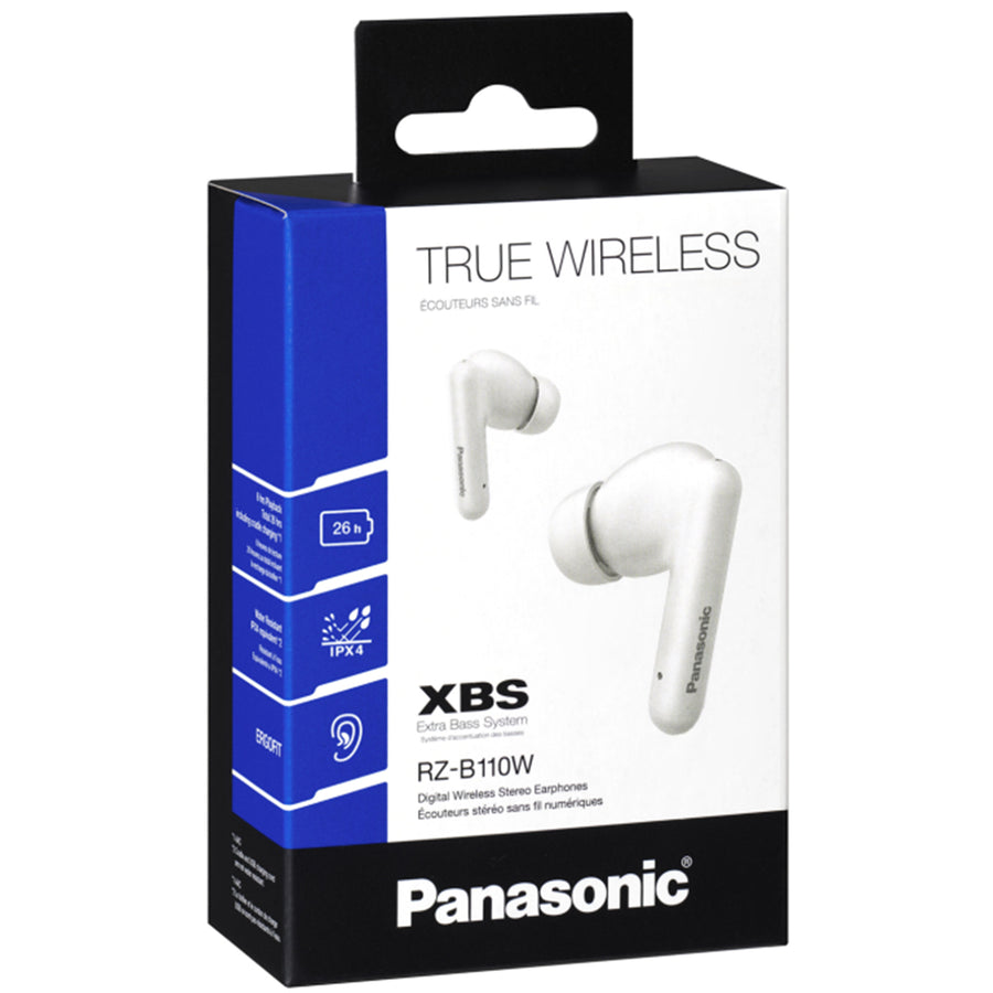 Panasonic RZ-B110 ErgoFit  True Wireless In-Ear Headphones - White