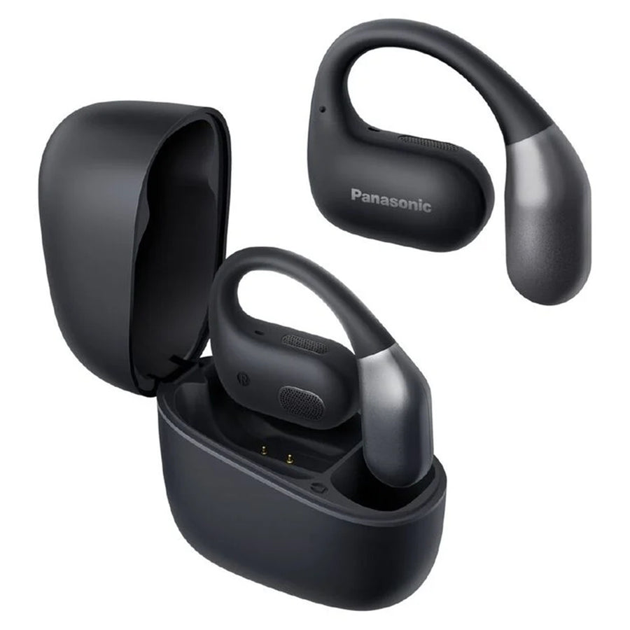 Panasonic RB-F10  Open-Ear True Wireless Earbuds  - Black