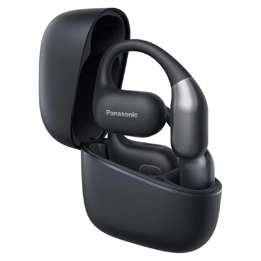 Panasonic RB-F10  Open-Ear True Wireless Earbuds  - Black