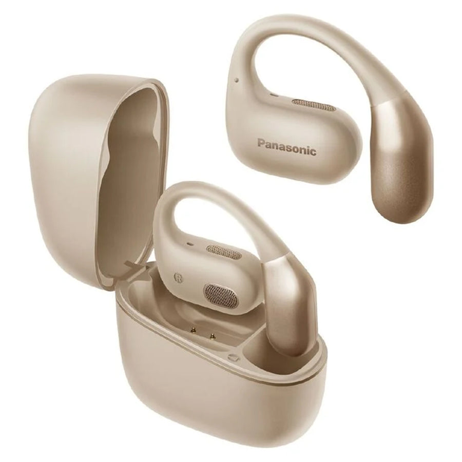 Panasonic RB-F10  Open-Ear True Wireless Earbuds  - Beige