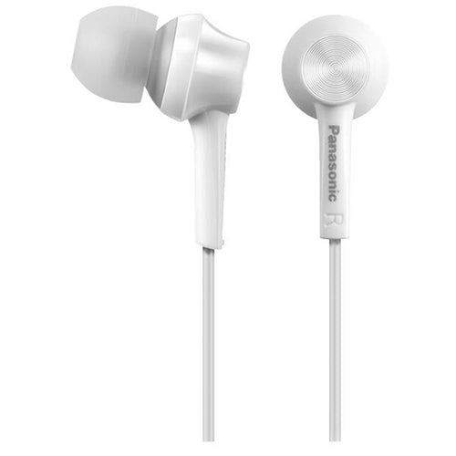Panasonic  TCM115E-K Wired In-Ear Headphones with In-Line Microphone - White