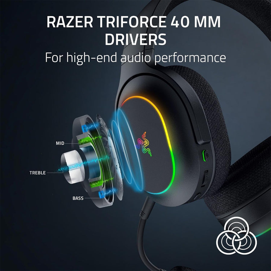 RZ04-05220100-R3M1 - RAZER BARRACUDA X CHROMA - WIRELESS MULTI-PLATFORM GAMING AND MOBILE HEADSET - FRML PACKAGING