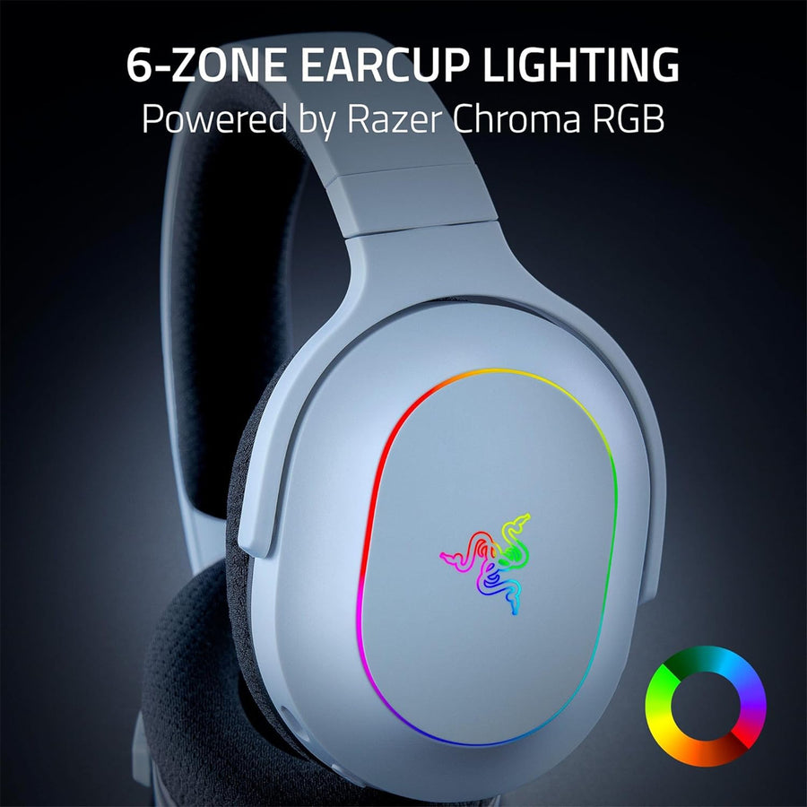RZ04-05220200-R3M1 - RAZER BARRACUDA X CHROMA - WIRELESS MULTI-PLATFORM GAMING AND MOBILE HEADSET - WHITE EDITION - FRML PACKAGING