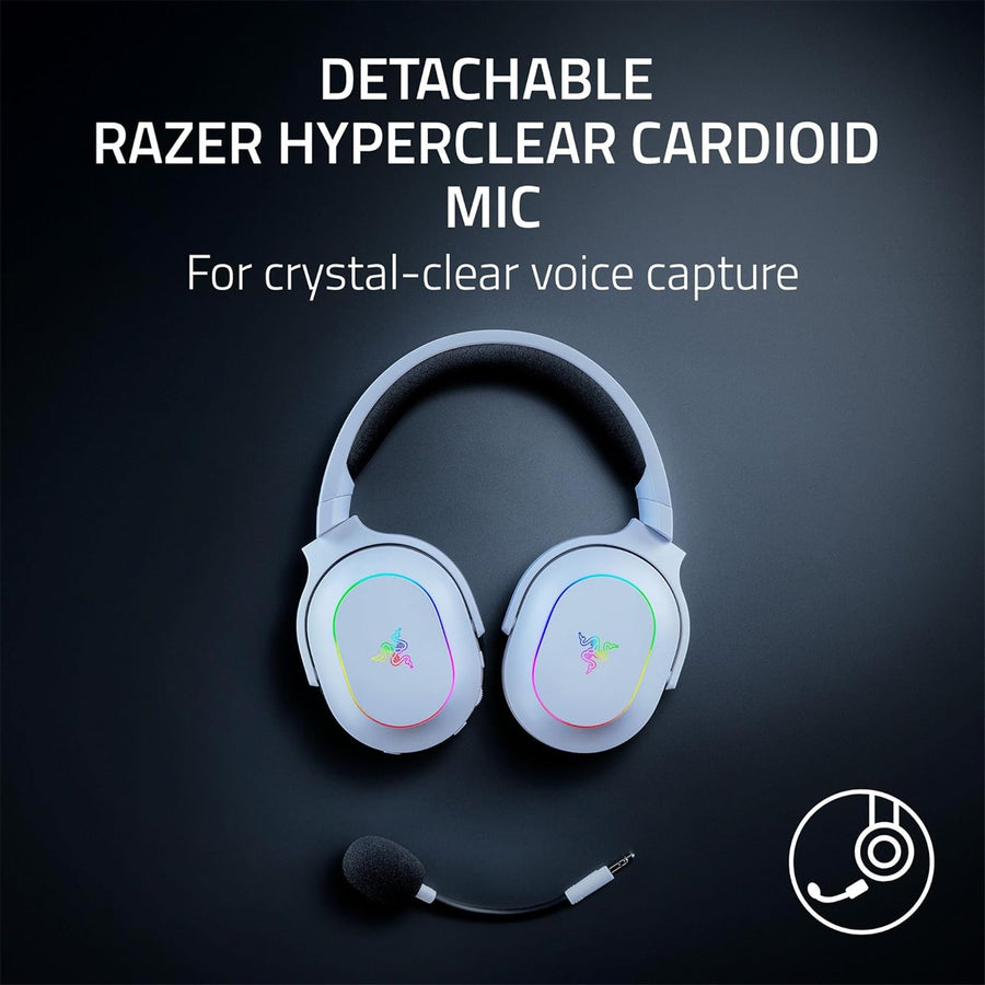 RZ04-05220200-R3M1 - RAZER BARRACUDA X CHROMA - WIRELESS MULTI-PLATFORM GAMING AND MOBILE HEADSET - WHITE EDITION - FRML PACKAGING