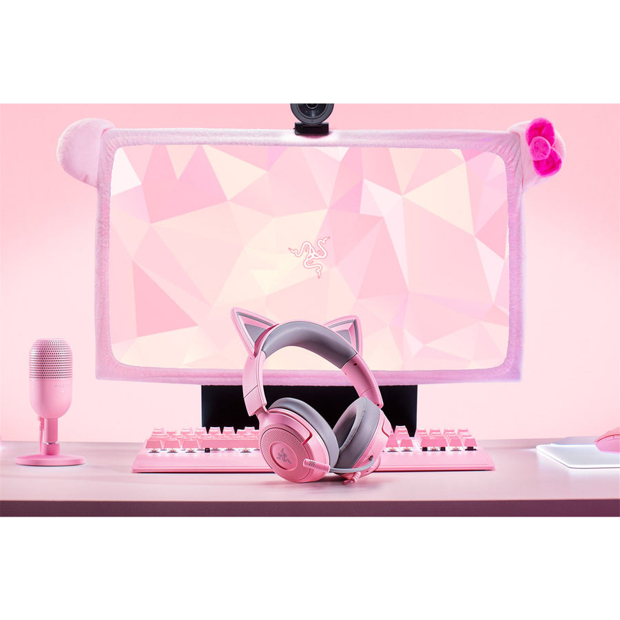 RZ04-05350100-R3M1 - RAZER KRAKEN KITTY V3 X - WIRED HEADSET WITH KITTY EARS - QUARTZ EDITION - FRML PACKAGING