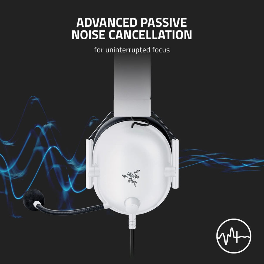 RZ04-03240700-R3M1 - RAZER BLACKSHARK V2 X - WIRED GAMING HEADSET - WHITE - FRML PACKAGING
