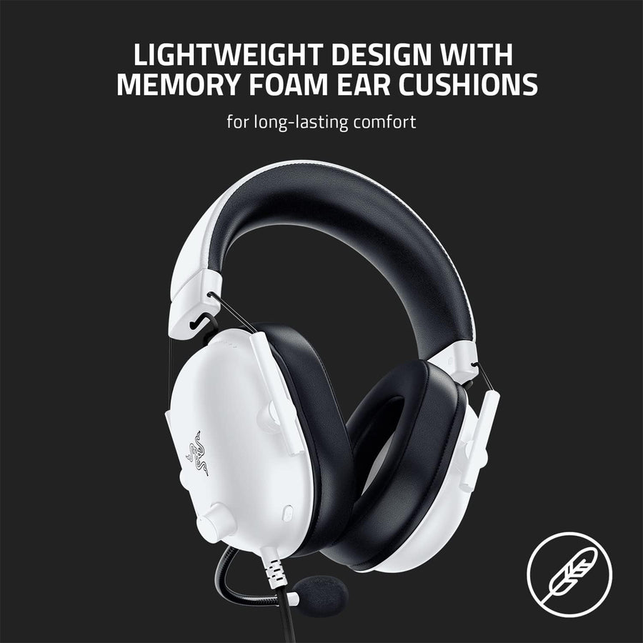 RZ04-03240700-R3M1 - RAZER BLACKSHARK V2 X - WIRED GAMING HEADSET - WHITE - FRML PACKAGING