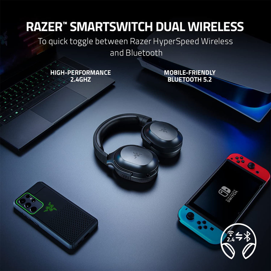 RZ04-04430100-R3M1 - RAZER BARRACUDA X (2022) - WIRELESS MULTI-PLATFORM GAMING AND MOBILE HEADSET - FRML PACKAGING