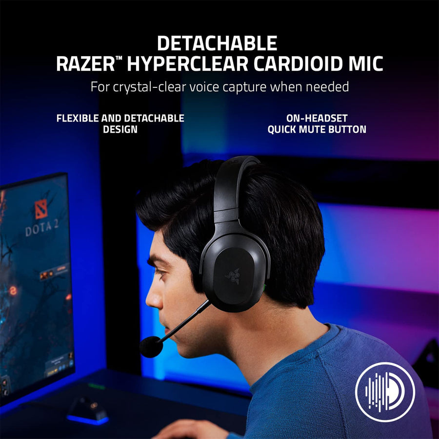 RZ04-04430100-R3M1 - RAZER BARRACUDA X (2022) - WIRELESS MULTI-PLATFORM GAMING AND MOBILE HEADSET - FRML PACKAGING