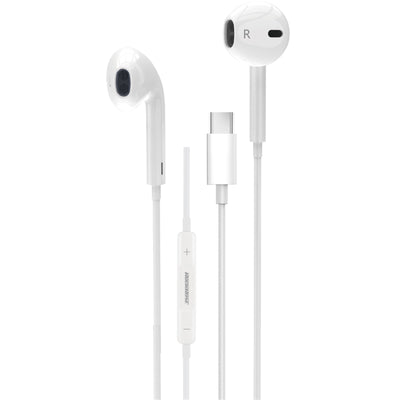 RockRose Solo TC USB-C In-Ear Headphones with DAC -  White,  120cm