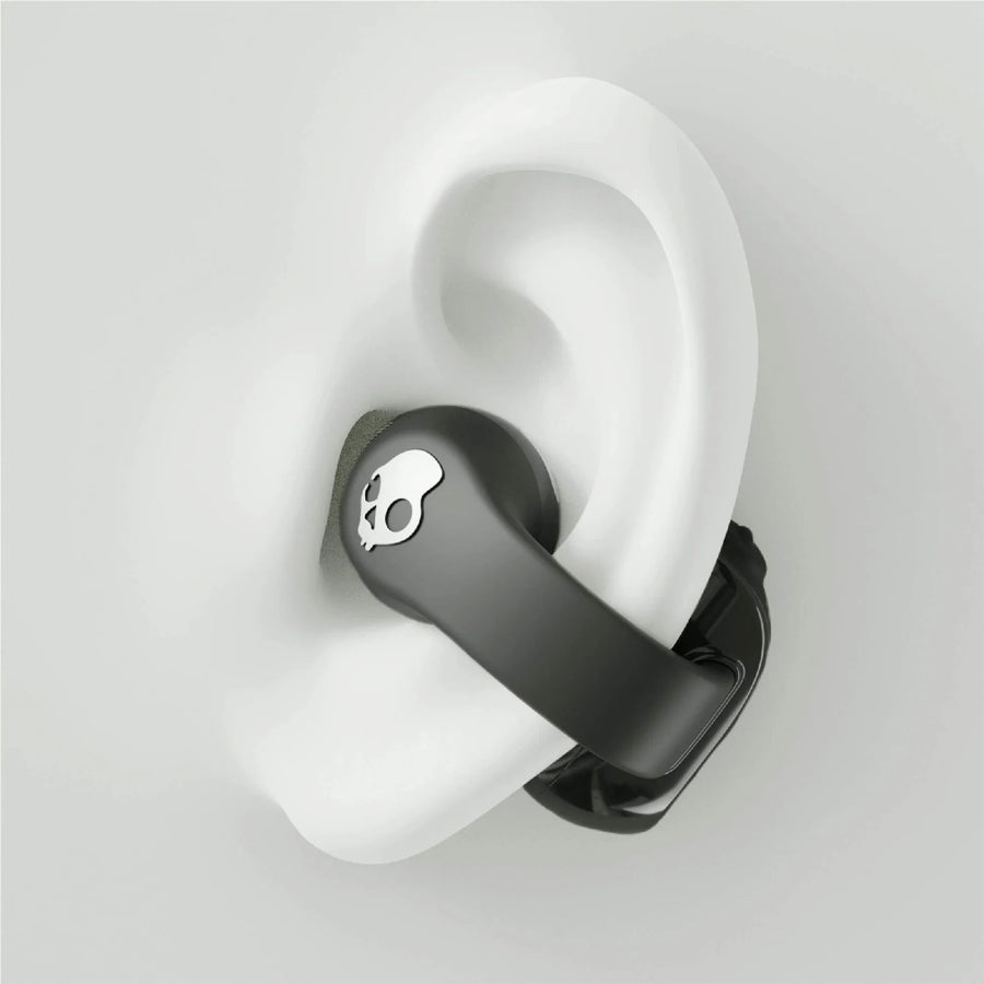Skullcandy Push 720 Open True Wireless Clip-On Open-Ear Earbuds - True Black
