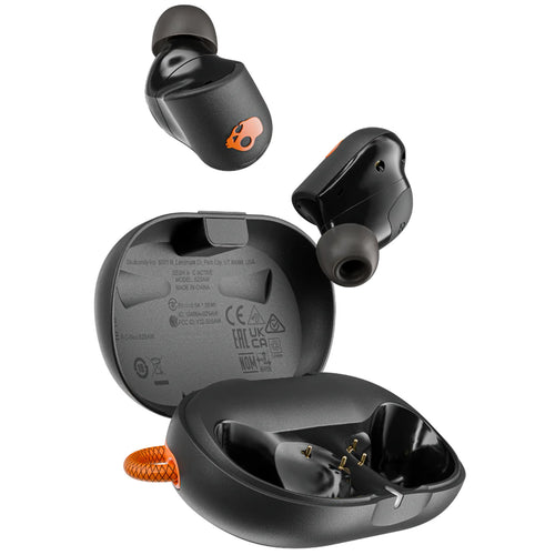 Skullcandy Sesh ANC Active True Wireless Noise Cancelling Sports Earbuds - Black / Orange