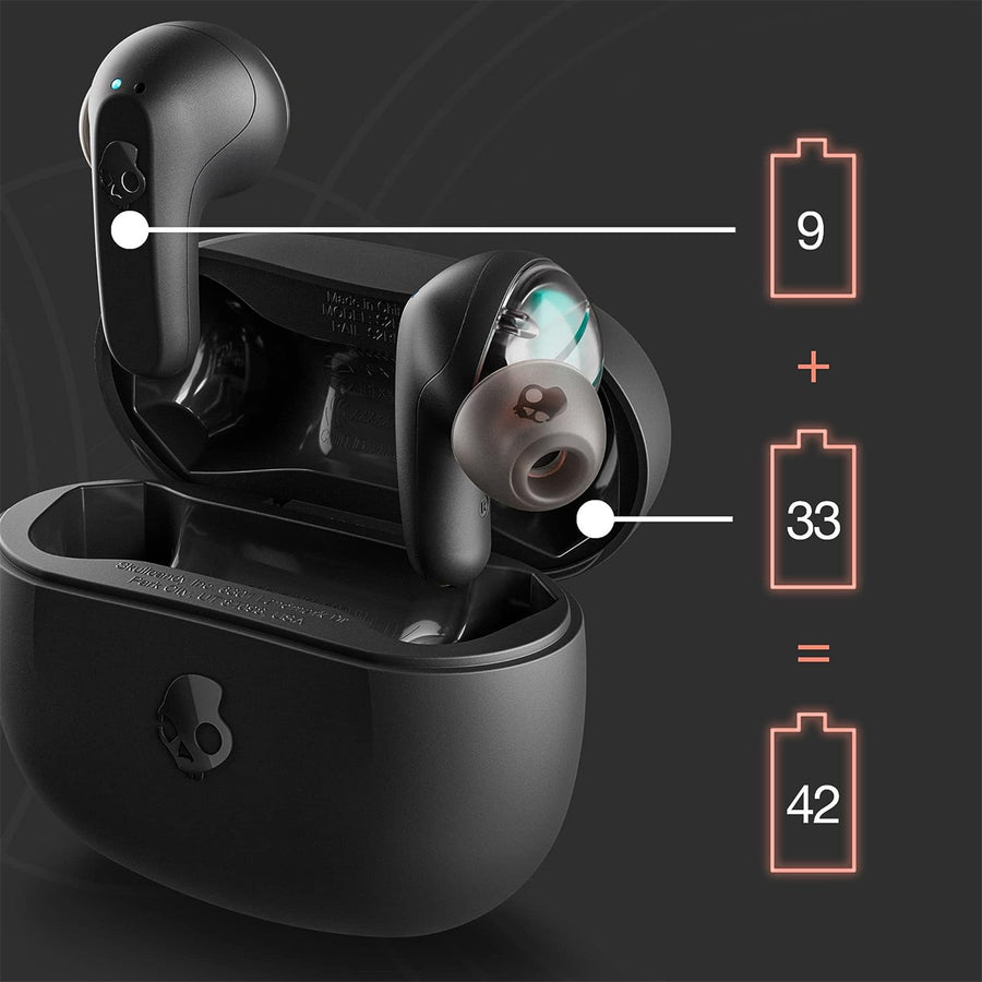 Skullcandy Rail True Wireless In-Ear Headphones - True Black