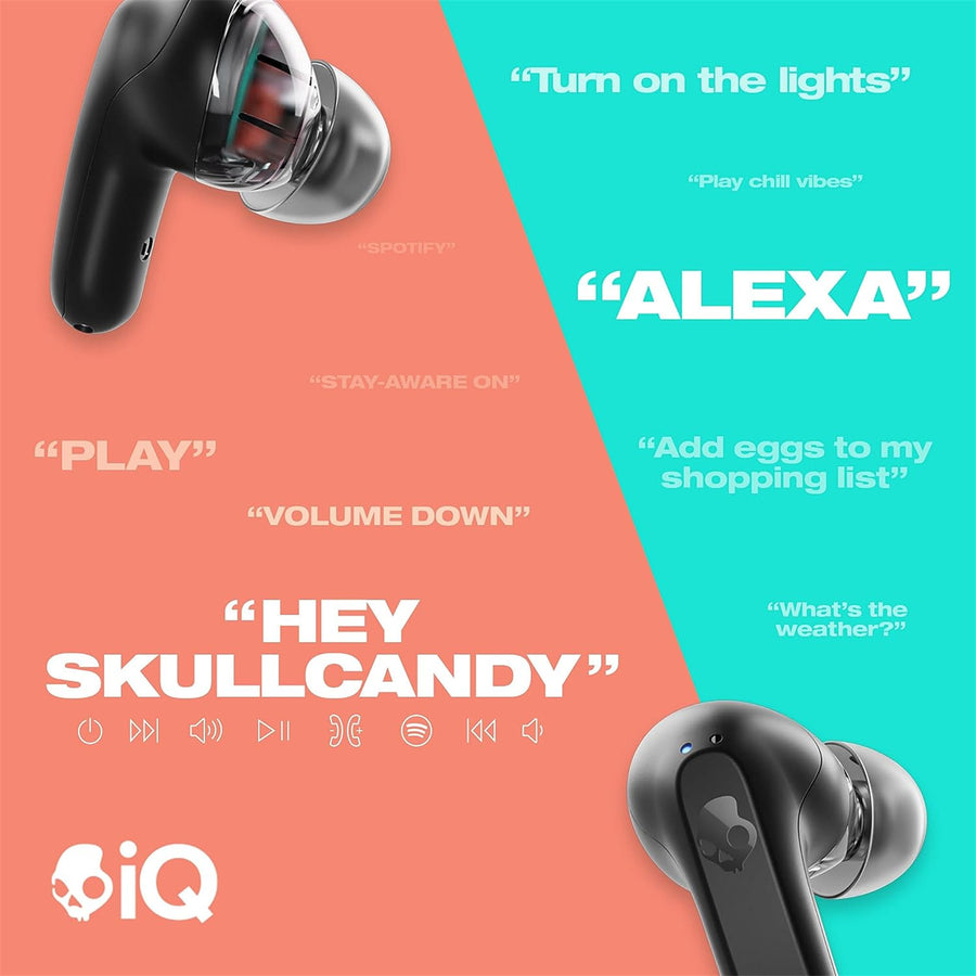 Skullcandy Rail True Wireless In-Ear Headphones - True Black