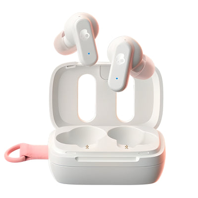 Skullcandy Dime 3  True Wireless In-Ear Headphones - Bone White / Orange Glow