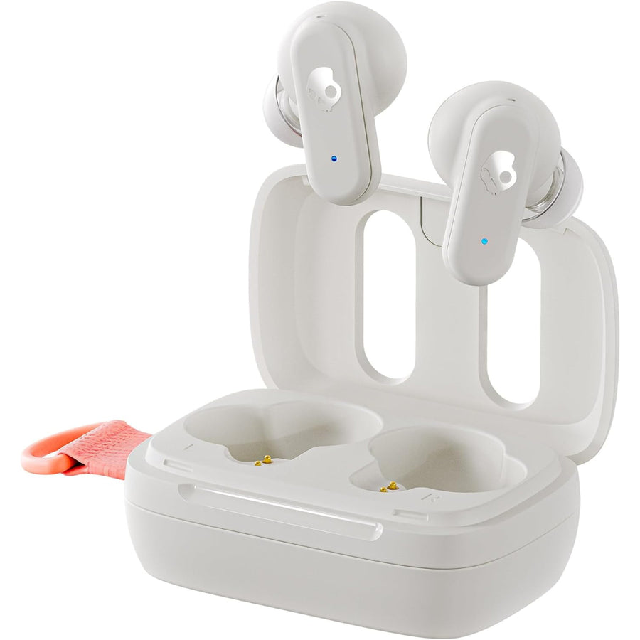 Skullcandy Dime 3  True Wireless In-Ear Headphones - Bone White / Orange Glow