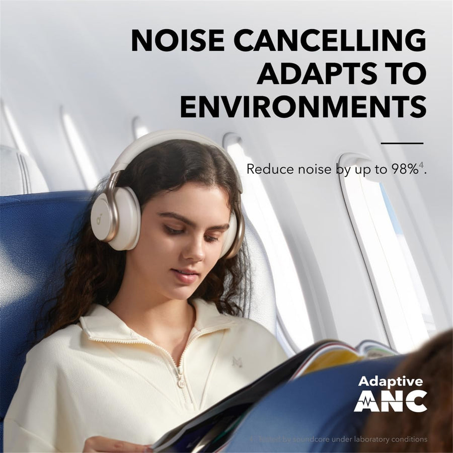 Soundcore by Anker Space One Wireless Over-Ear Noise Cancelling Headphones - Latte Cream