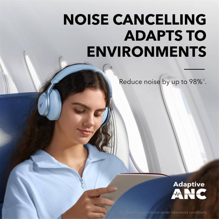 Soundcore by Anker Space One Wireless Over-Ear Noise Cancelling Headphones - Sky Blue