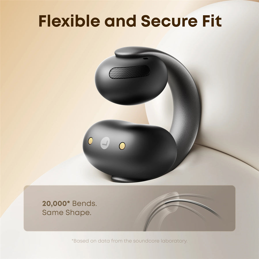 Soundcore by Anker AeroClip Open-Ear Clip-On True Wireless Earbuds - Midnight