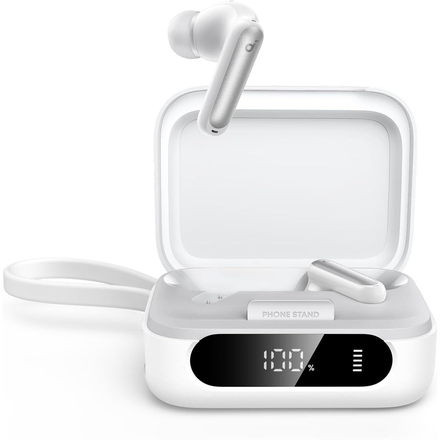 Soundcore by Anker P41i True Wireless Noise Cancelling Earbuds with Portable Phone Charger - White