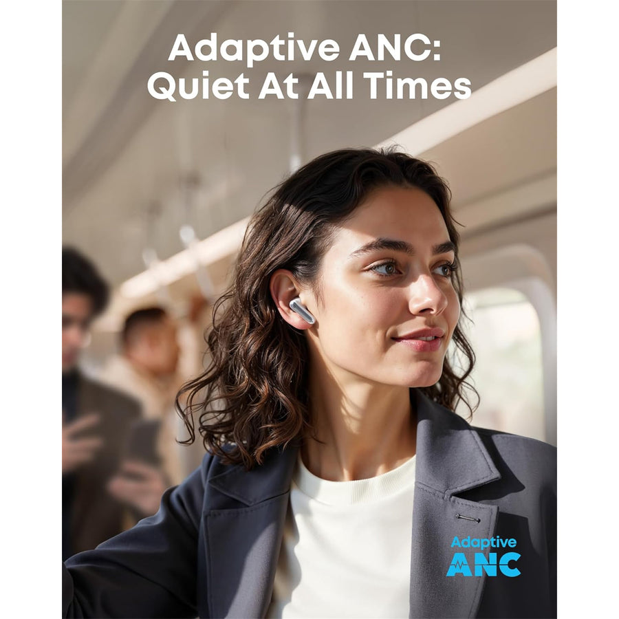Soundcore by Anker P41i True Wireless Noise Cancelling Earbuds with Portable Phone Charger - White