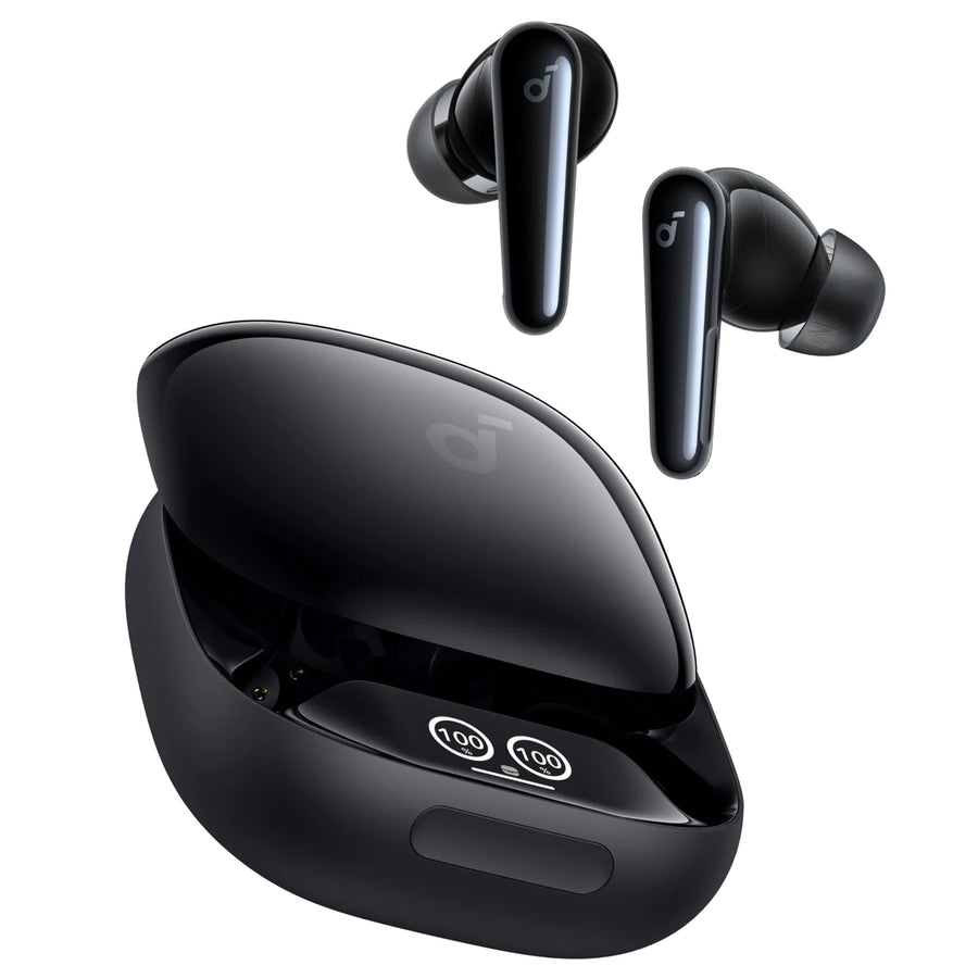 Soundcore by Anker Liberty 4 Pro True Wireless Noise Cancelling In-Ear Headphones - Glossy Black