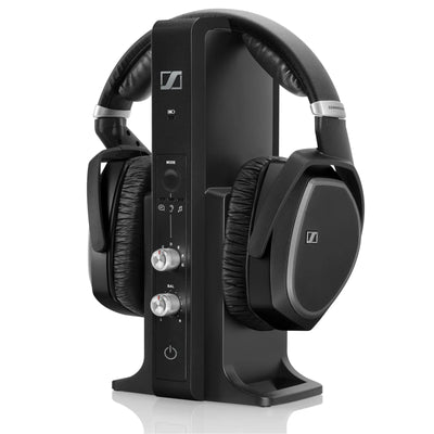 Sennheiser RS 195 Premium RF kabelloser Over-Ear TV / Hi-Fi Kopfhörer - Schwarz