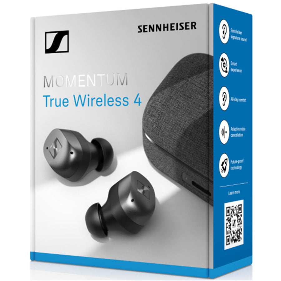 700365 - Sennheiser Momentum TW4 In Ear Headphones Black Graphite
