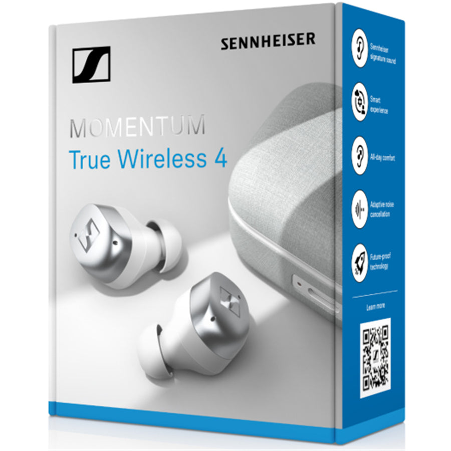 700366 - Sennheiser Momentum TW4 In Ear Headphones White Silver