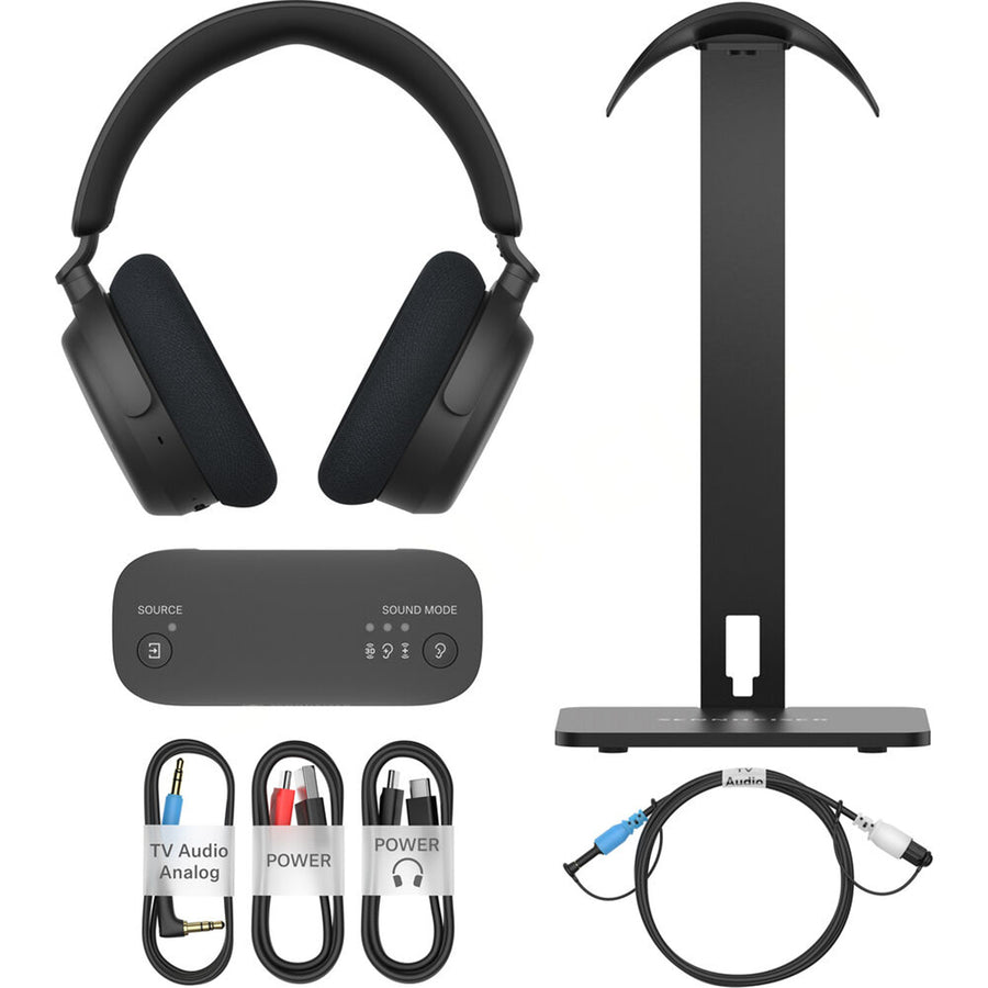Sennheiser RS 275 Wireless TV Headphones with Auracast Bluetooth - Black