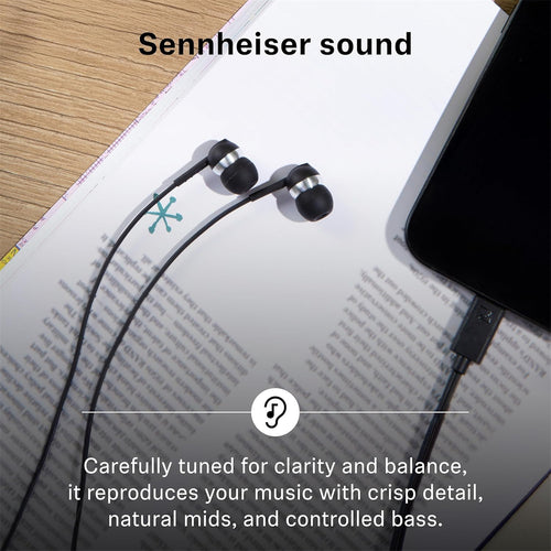 Sennheiser CX 80U Wired USB-C In-Ear Headphones - Black