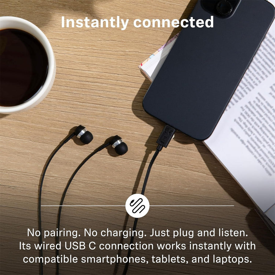 Sennheiser CX 80U Wired USB-C In-Ear Headphones - Black