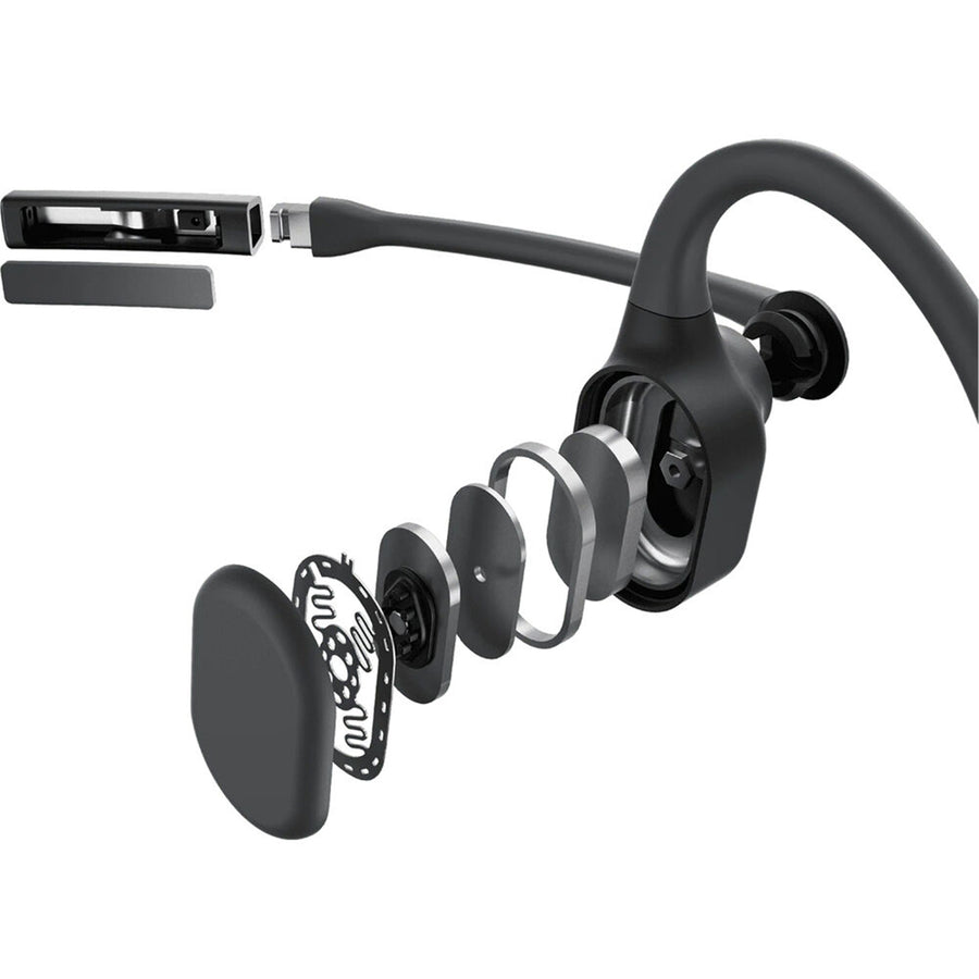 Shokz OpenComm2 (2025 Upgrade) Wireless Open-Ear Bone Conduction Stereo Business Headset - Black