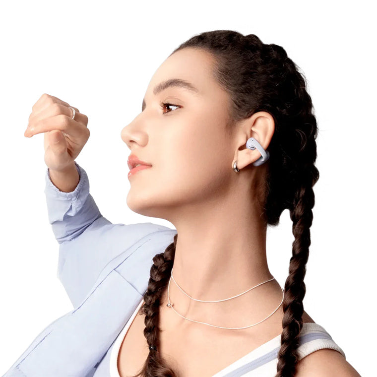 Shokz OpenDots Air Open-Ear True Wireless Clip-On Sports Earbuds - Daybreak Purple