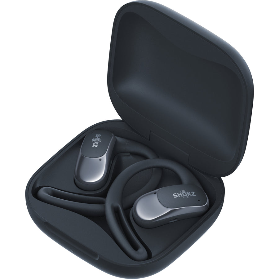Shokz OpenFit Air Open-Ear True Wireless Headphones   - Black