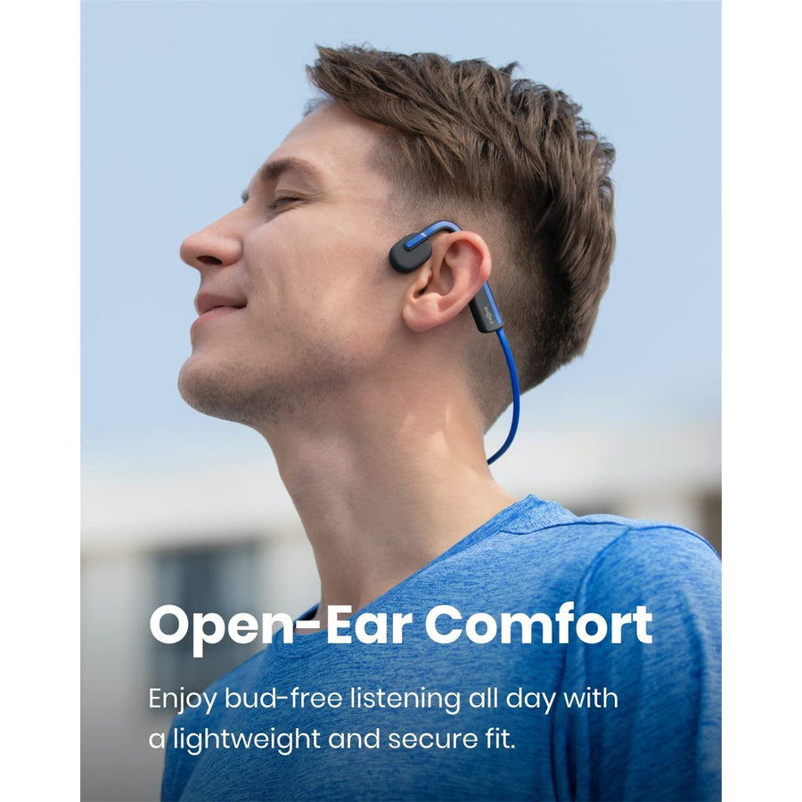 Shokz OpenMove  Wireless Open-Ear Bone Conduction Lifestyle / Sports Headphones - Blue